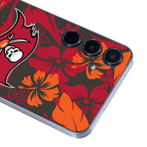 NFL Tampa Bay Buccaneers Tropical Print Galaxy A35 5G Skin